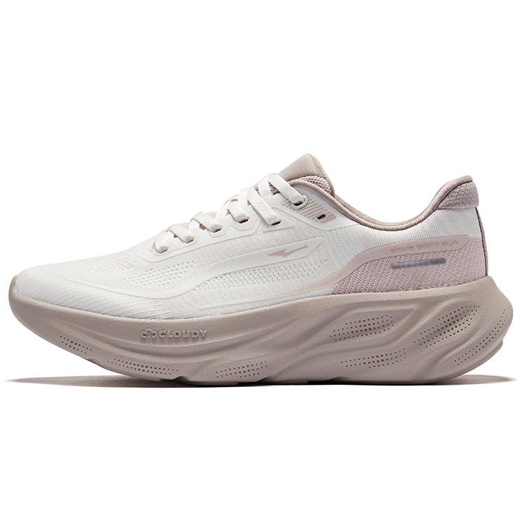 Erke Abrasion Resistant Breathable Low top Casual Running Shoes Women’s Microcrystalline White Angelica Gray