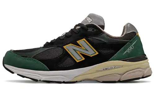 New Balance NB 990 V3 Low top Low top Running Shoes Men's Black Green