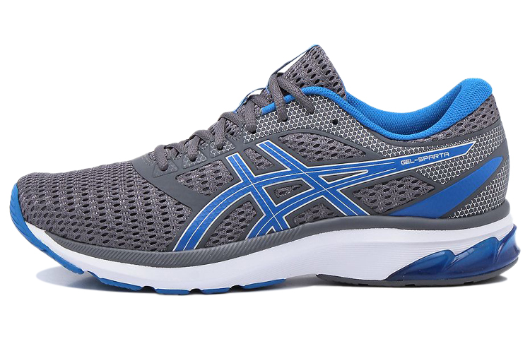 Asics Gel Sparta Comfortable Low top Running Shoes Men's Gray Blue