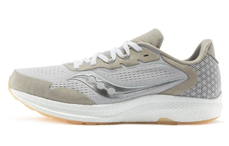 Saucony Freedom 4 Running Shoes Women's Low Top Khaki Gray