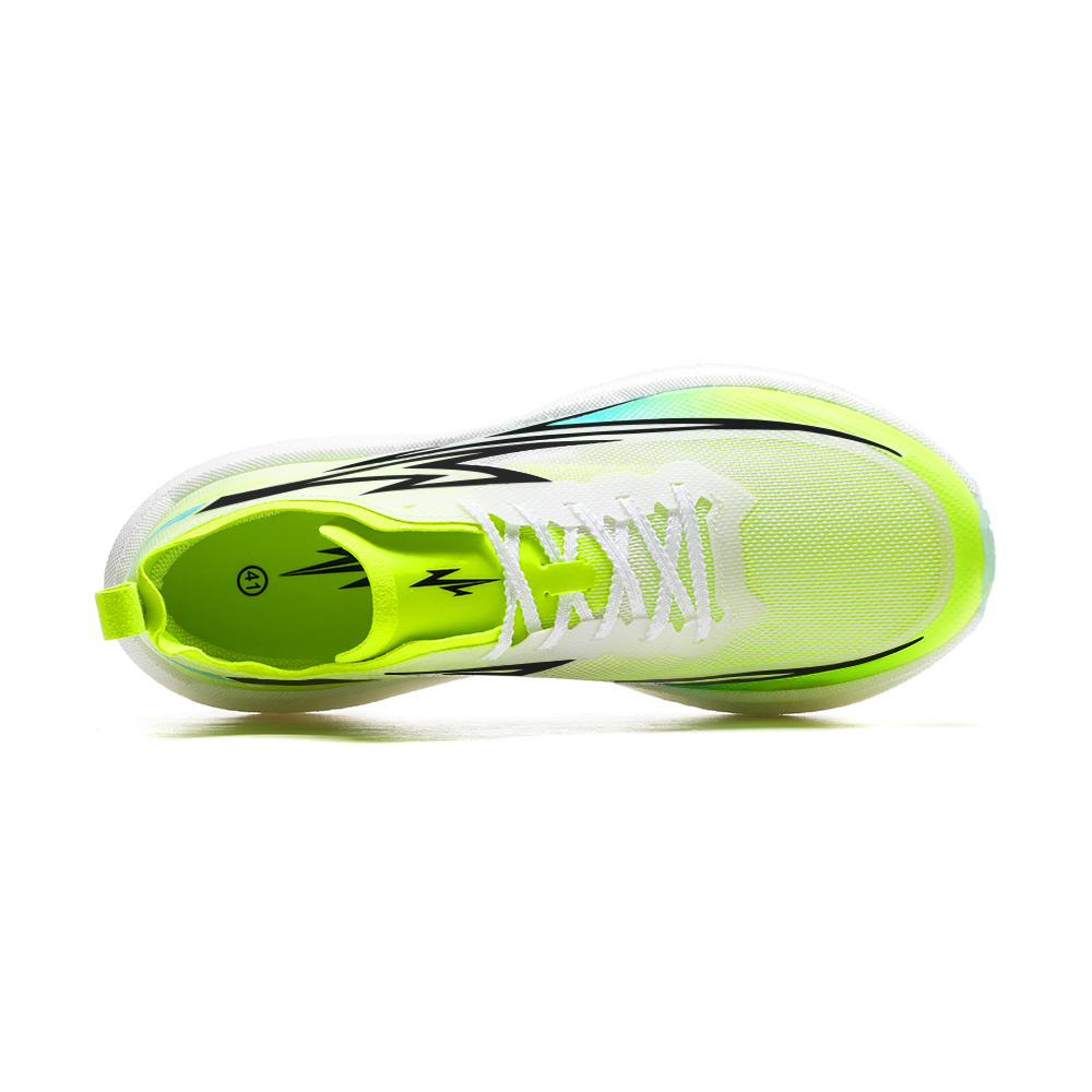 RANDONGLI Low top Carbon Plate Casual Marathon Running Shoes Unisex Mint Green