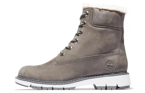 Timberland Lucia Way Lined Abrasion Resistant Short Outdoor Boots Women's Cool Gray