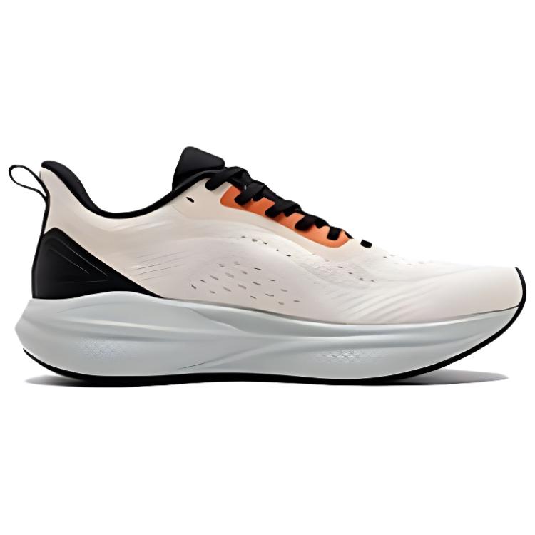 361° Star Path Cushioning Abrasion Resistant Lightweight Low top Sprint Running Shoes Men’s Beige Black