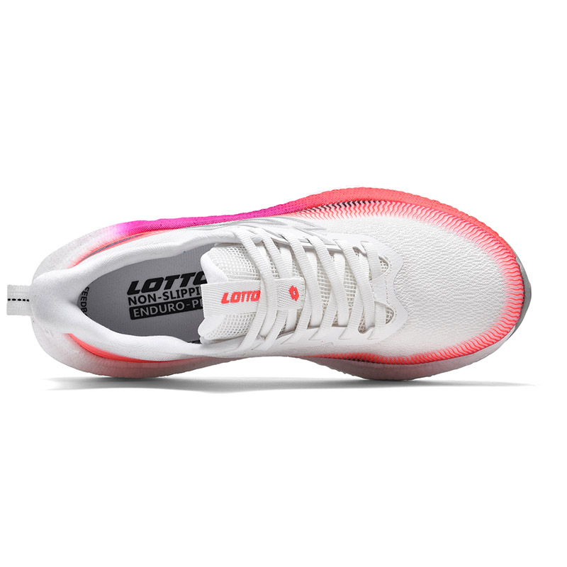 LOTTO Cushioning Anti-Slip And Wear-Resistant Low-Top Running Shoes Women’s Begonia Red