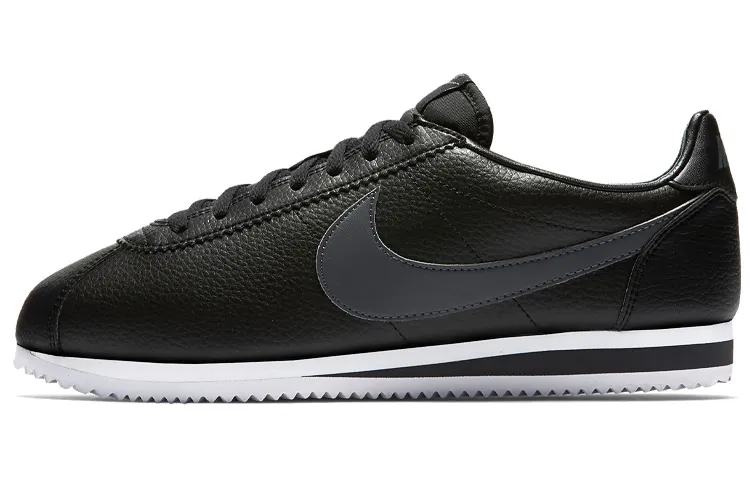 Nike Classic Cortez Leather Black/Dark Grey White