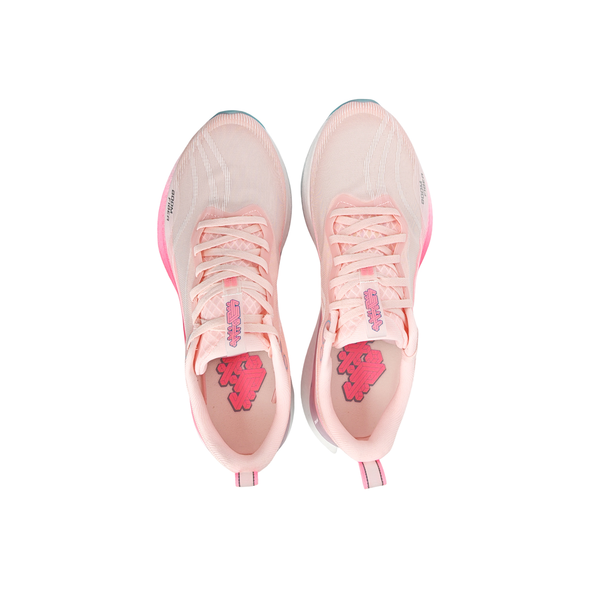 Li Ning Red Hare 8PRO Cushioning Slip Resistant Abrasion Resistant Low top Casual Running Shoes Unisex Pink