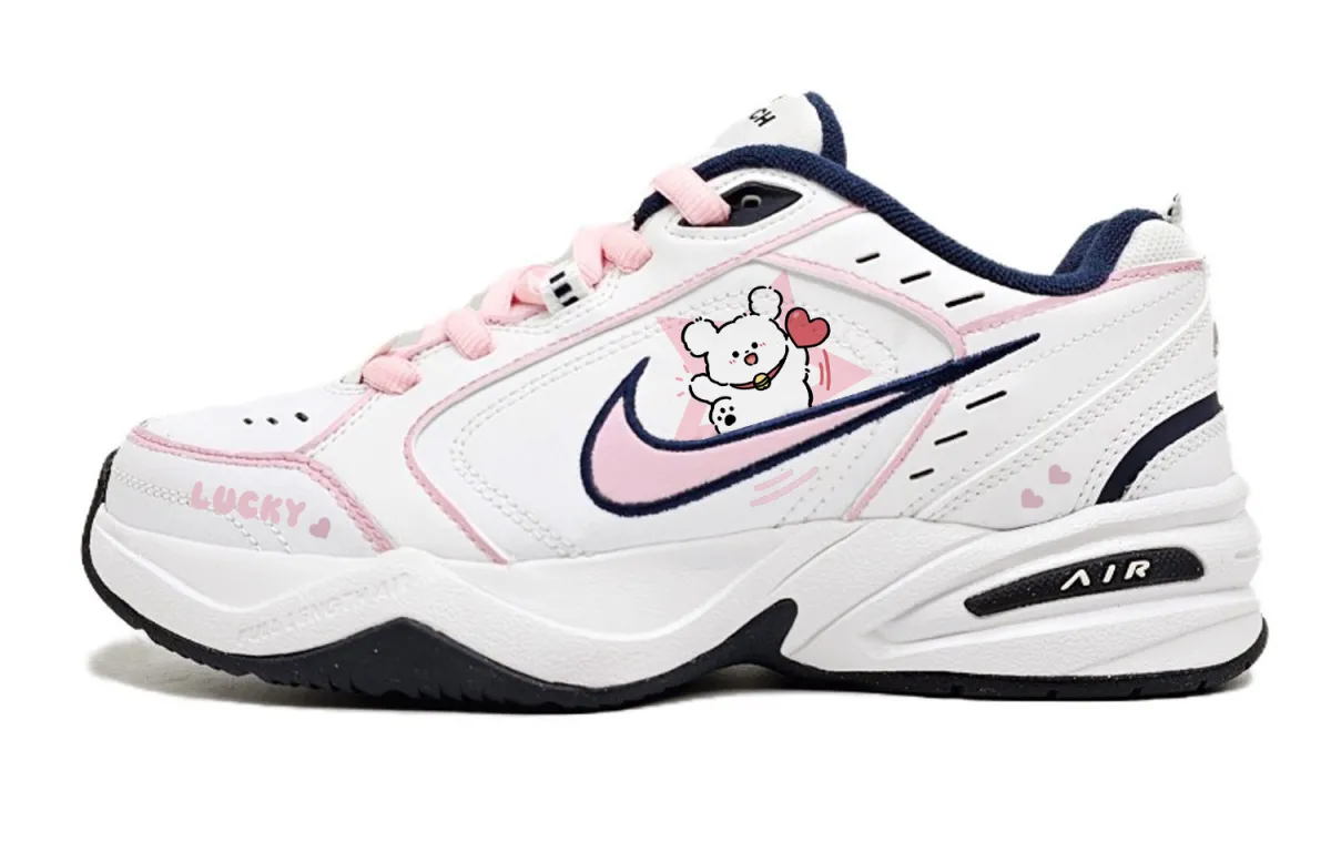 Nike Air Monarch 4 Beloved Princess Dog Slip Resistant, Abrasion Resistant, Height Increasing Low top Chunky Sneakers