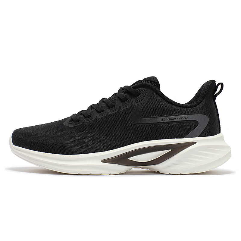 361° Abrasion Resistant Low top Running Shoes Men’s Black White