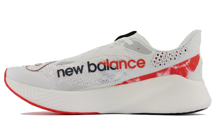 Мужские кроссовки New Balance FuelCell Elite RC V2 RC Elite v2 (бело-красные)