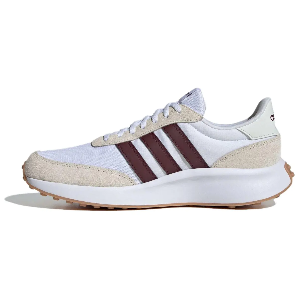 Adidas Run 70S Slip Resistant Abrasion Resistant Low top Casual Running Shoes Men's White