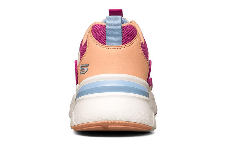 Skechers BOBS BAMINA Comfortable Textile, Artificial Leather Low top Running Shoes Women’s Beige Pink White
