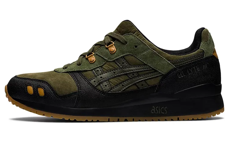 Asics Gel Lyte 3 Abrasion Resistant Abrasion Resistant Low top Running Shoes Men's Black Umber