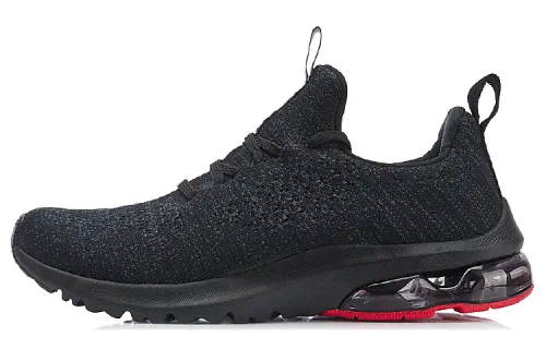 Li Ning Fabric Cushioning Slip Resistant Abrasion Resistant Breathable Lightweight Low top Running Shoes Unisex