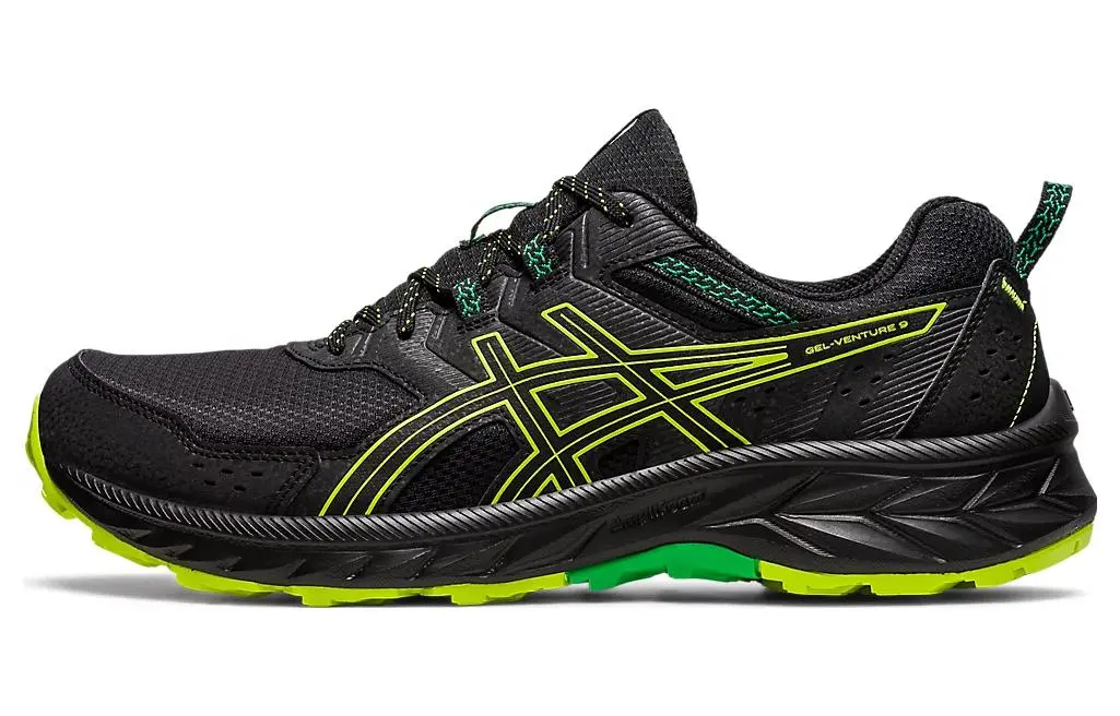 ASICS Gel Venture 9 Black Lime Zest