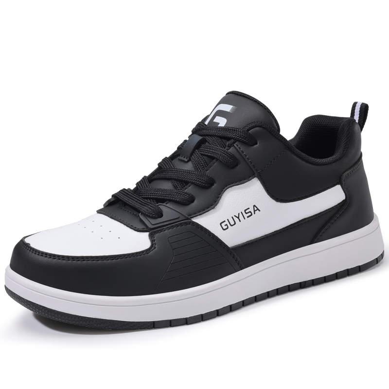 LANOUDUN Lightweight, Wear resistant, And Non slip Low top Outdoor Shoes Men’s Black White