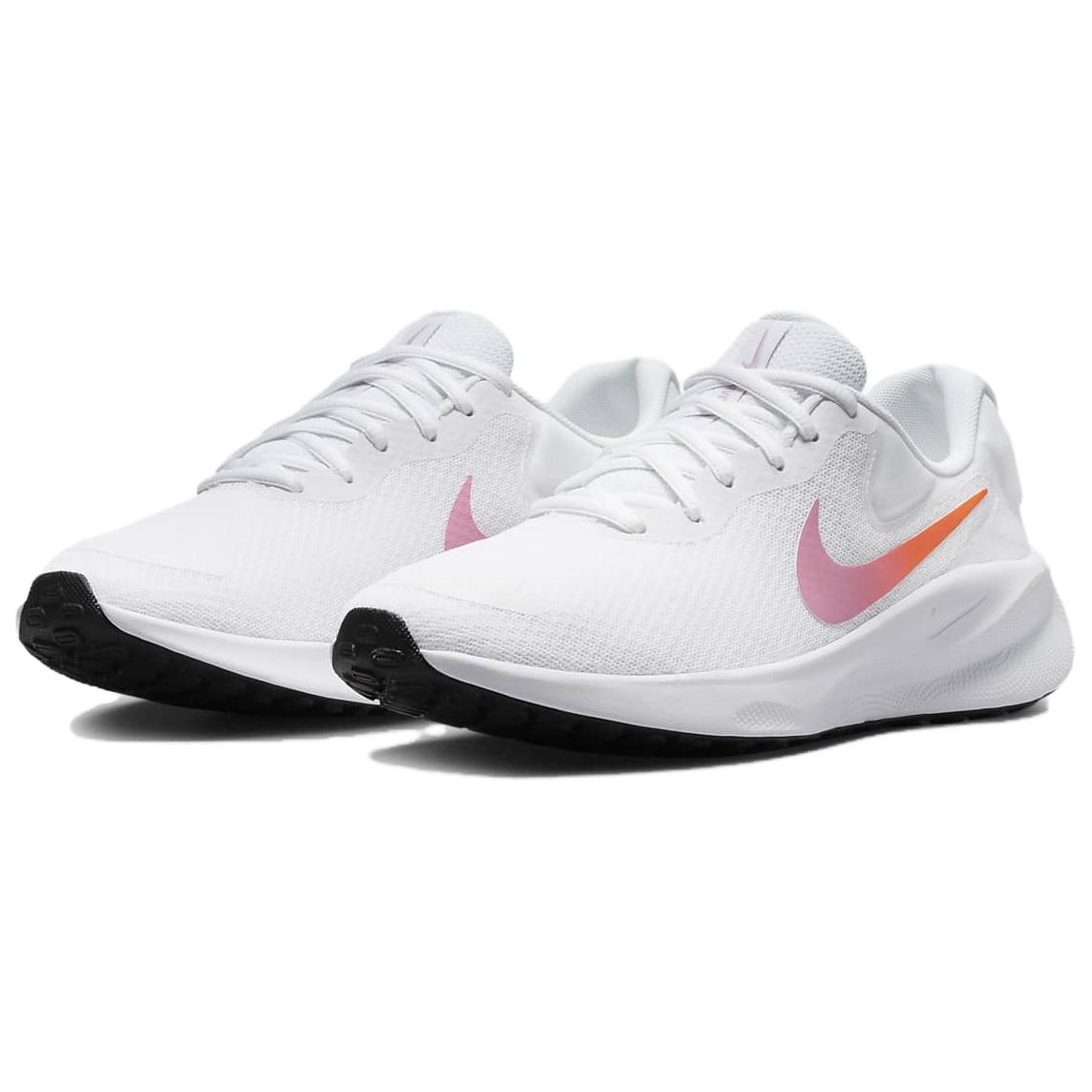 Nike Revolution 7 White Beyond Pink Black Hyper Crimson Women’s
