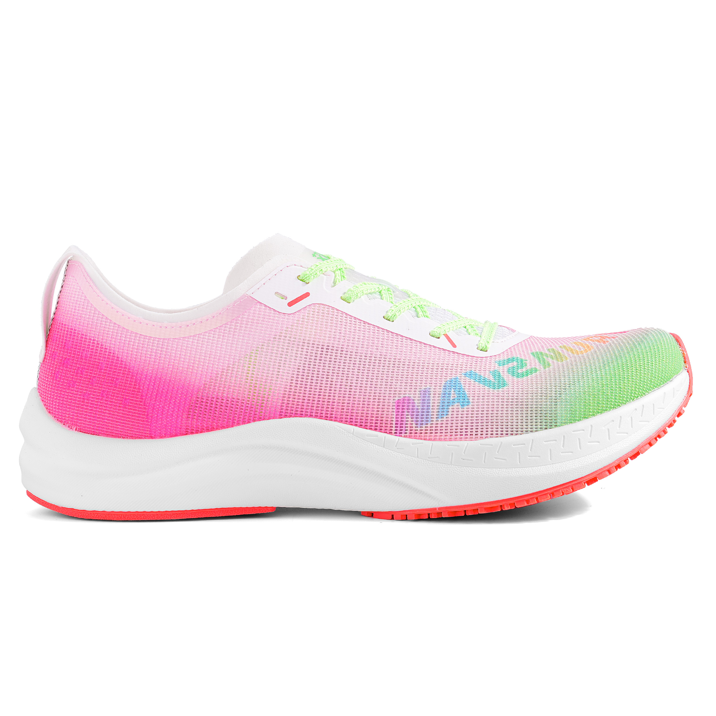 IRUNSVAN Fall Running Shoes Unisex Mismatched Color Cantaloupe