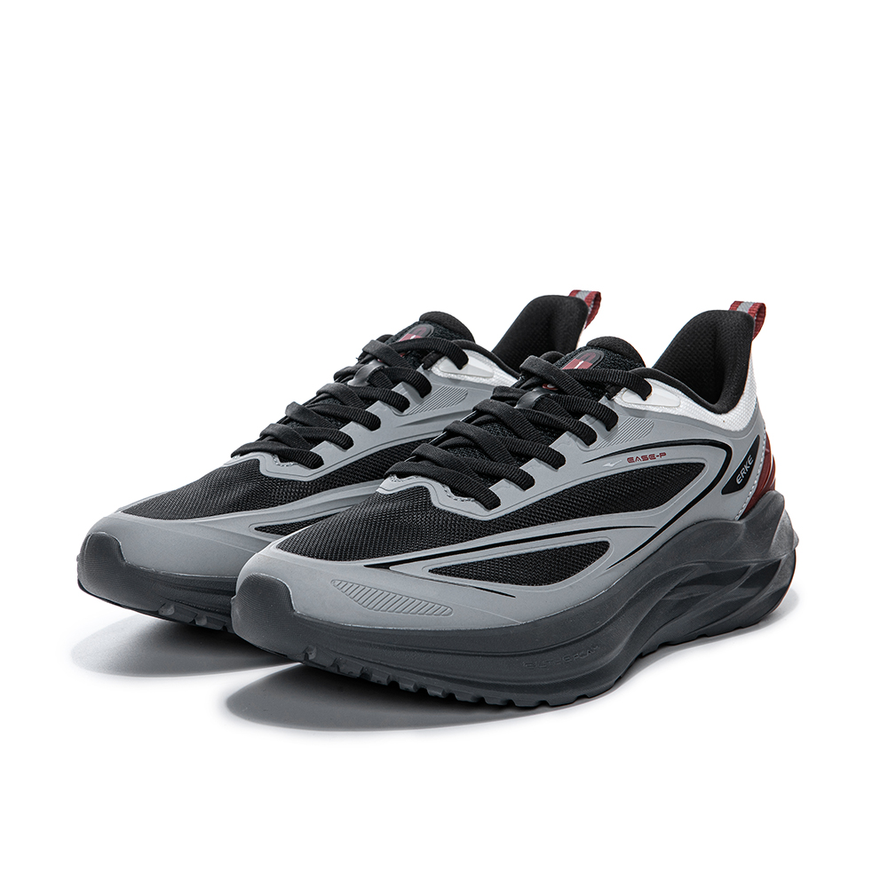 Erke Cushioning Abrasion Resistant Cushioning, Wear Resistant Low top Casual City Commuting Running Shoes Men’s