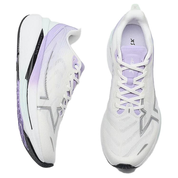 XTEP Cushioning Rebound Low top Running Shoes Women’s White Purple