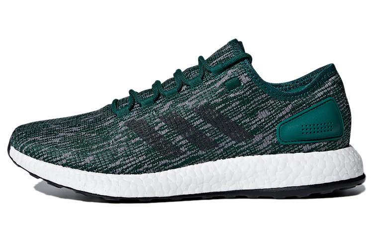 Adidas Pure Boost Fabric Breathable, Lightweight, And Abrasion Resistant Low top Running Shoes Men's Green