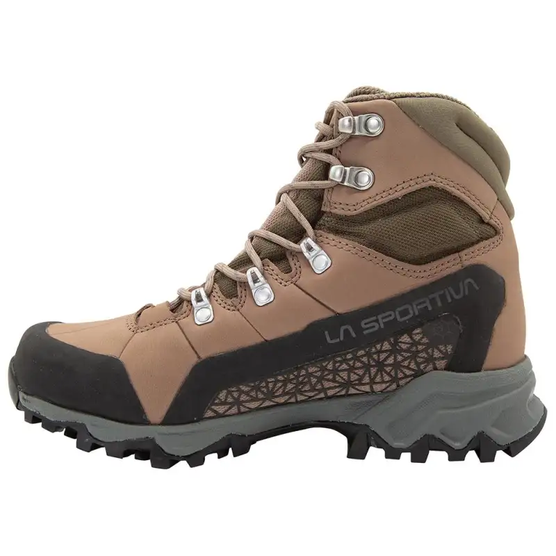 LA SPORTIVA Leather Abrasion Resistant Comfortable Short Outdoor Boots Women's Brown