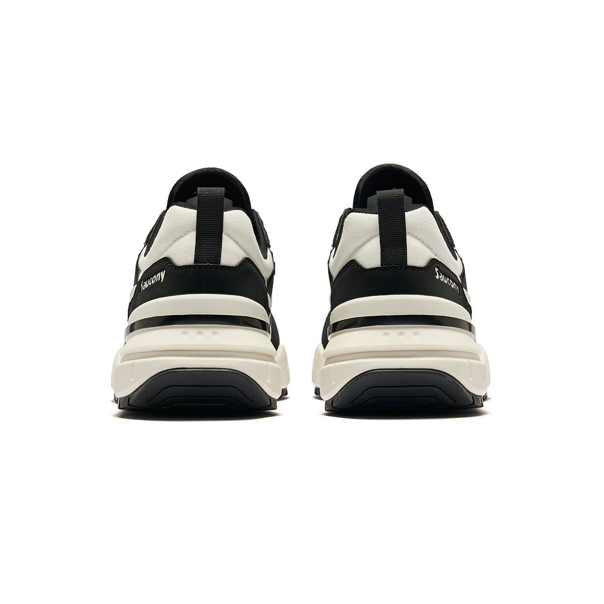 Saucony Shadow 5000 Slip Resistant Abrasion Resistant Low top Running Shoes Unisex Black Beige
