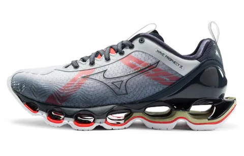 Mizuno Wave Prophecy X 10 'Grey Red' Women's