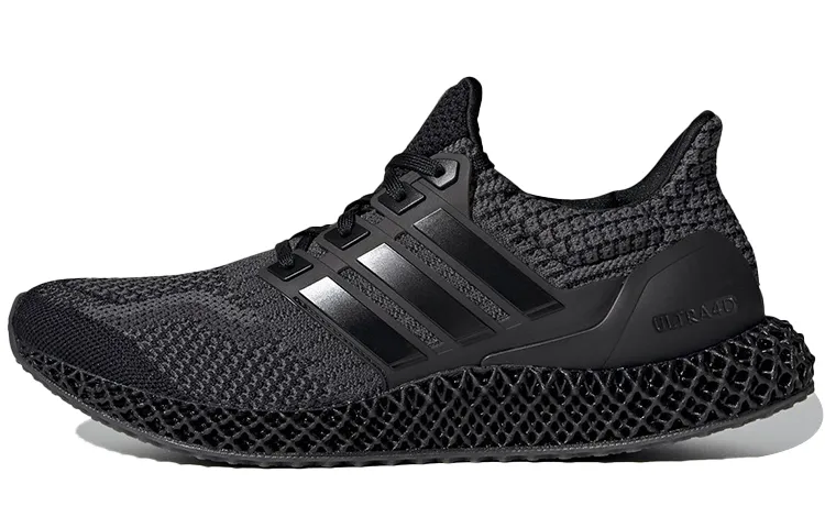 Adidas ULT Fabric Cushioning Support Cushioning Support Low top Casual Running Shoes Men's Black Gray