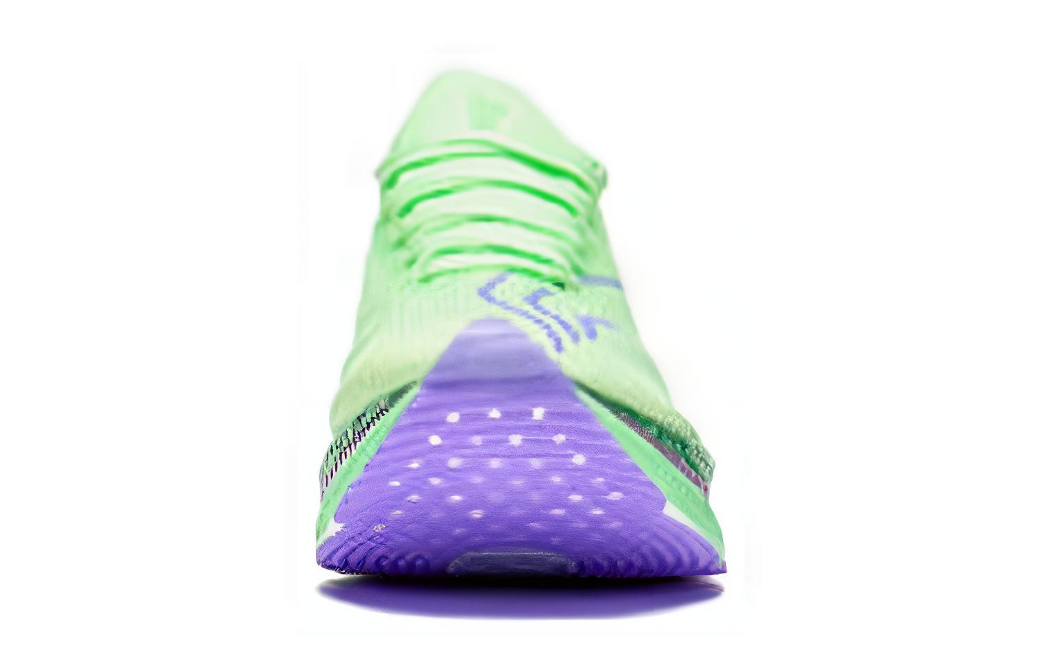 Li Ning Feidian 3 Ultra Lightweight Abrasion Resistant Breathable Low top Running Shoes Unisex Green