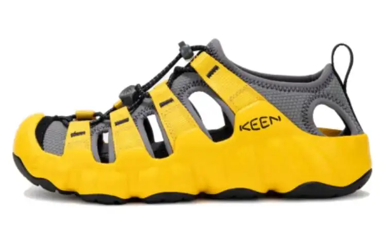 Keen HYPERPORT H2 Comfortable Low top Outdoor Shoes Women's Yellow Gray