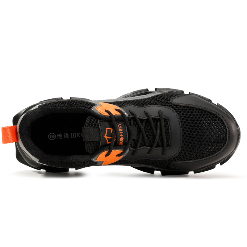 LANOUDUN Breathable, Impact Resistant, Lightweight Low top Outdoor Shoes Unisex Black