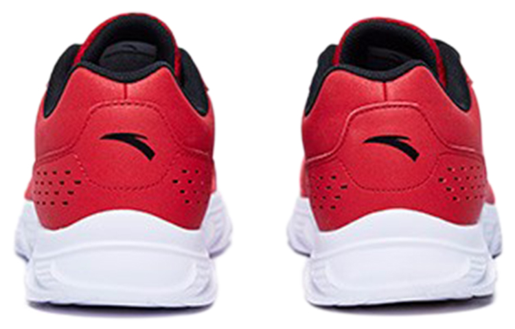 Anta Cushioning Slip Resistant Abrasion Resistant Lightweight Low top Running Shoes Men’s Red