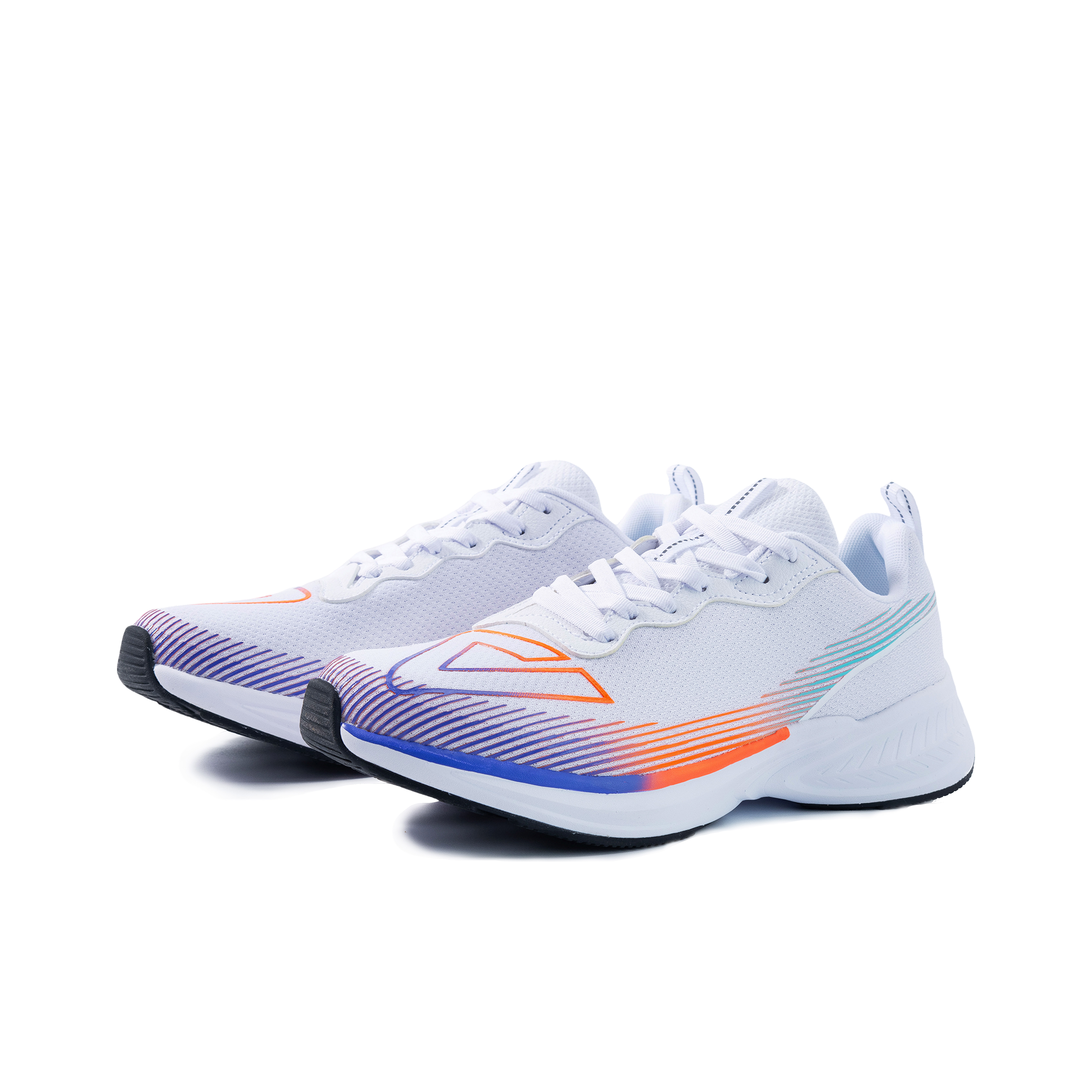 PEAK Slip Resistant Low top Running Shoes Men’s White Orange