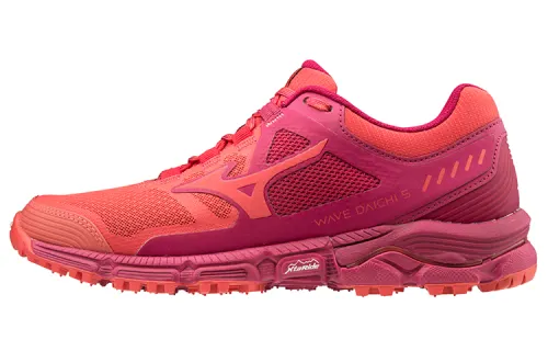Mizuno Wave Daichi 5 Running Shoes Women's Low Top Red/Pink