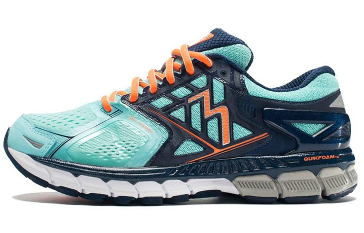 361° Mesh Cushioning Slip Resistant Coverage Moisture Wicking Low top Running Shoes Women’s Blue Green