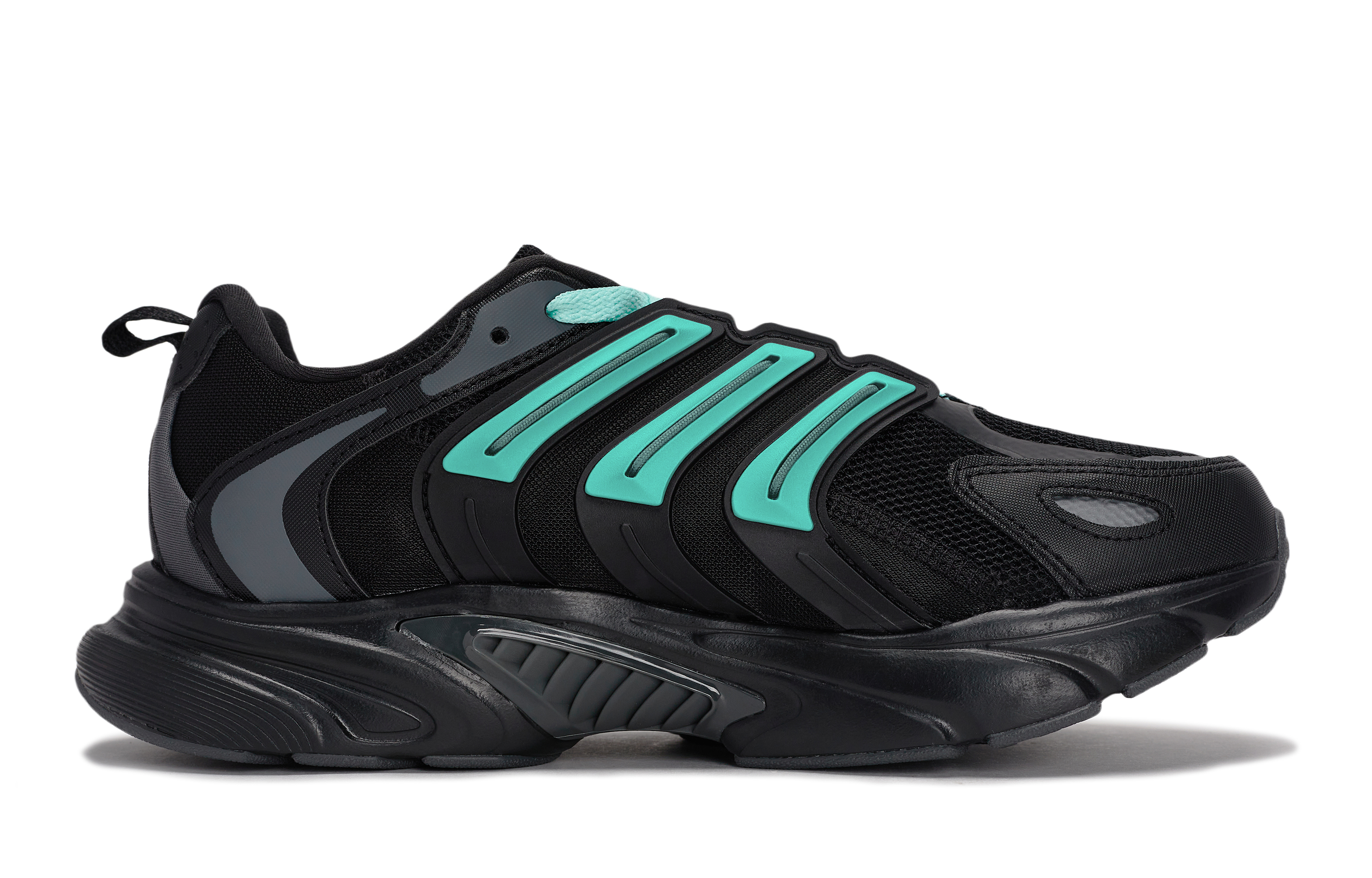 Adidas CLIMACOOL BOUNCE Slip Resistant Abrasion Resistant Low top Running Shoes Unisex Black Tiffany