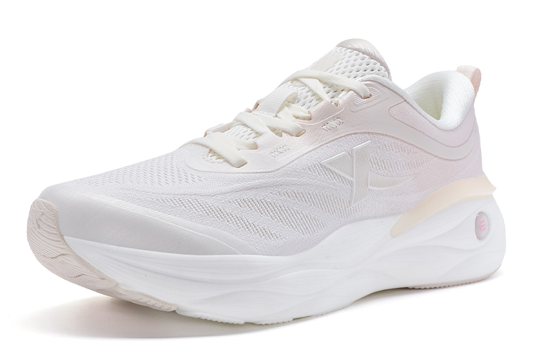 XTEP Cloud Wing 2.0 Comfortable Cushioning Slip Resistant Low top Casual Running Shoes Women’s Sail White Pure Pink