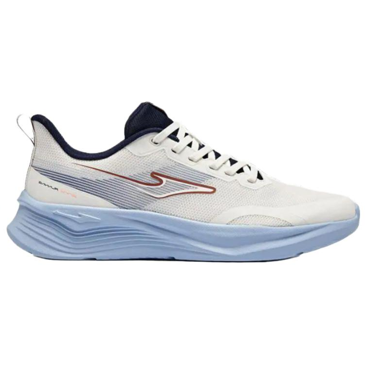 Erke Slip Resistant Abrasion Resistant Low top Casual Running Shoes Men’s White Blue