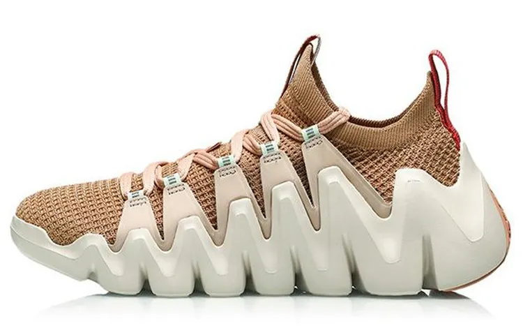 Li Ning Low top Running Shoes Women's Deer Brown
