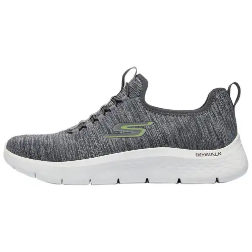 Skechers MEN'S GO WALK Cushioning Rebound Low top Casual Shoes Men's Gray Green