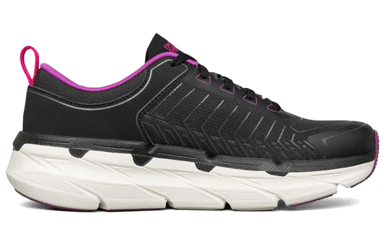 Skechers Max Cushioning Premier Sports Shoes Black/White/Purple Women’s