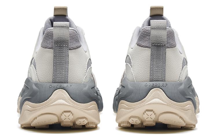 XTEP Huiyou Abrasion Resistant Abrasion Resistant Low top Chunky Sneakers Men's Gray