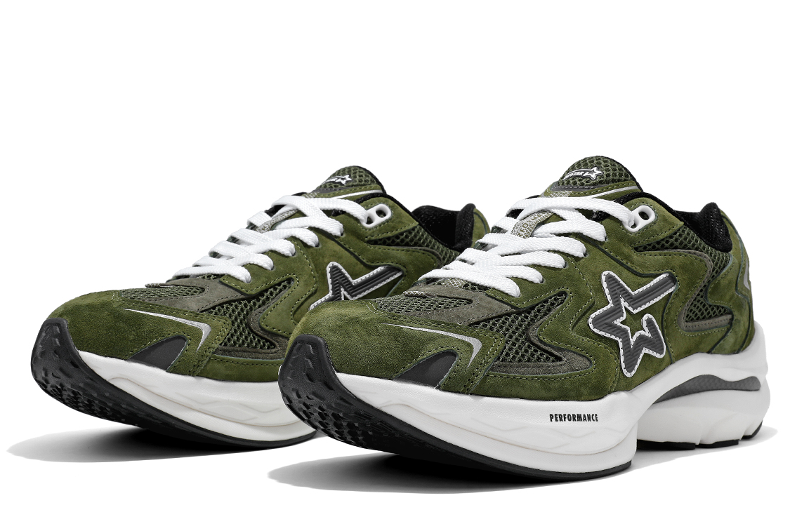 RIPSTAR Support Abrasion Resistant Low top Running Shoes Unisex Avocado