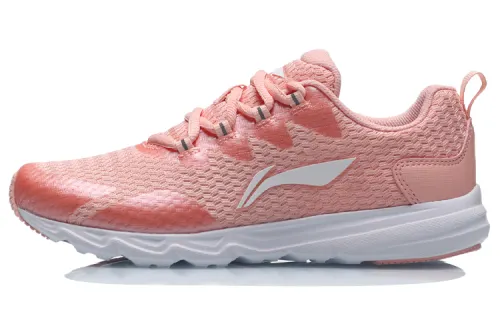 Li Ning Running Shoes Women's Low Top Orange Pink/Standard White