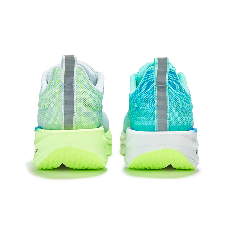 361° Flame 3 ET Low top Training Long Distance Running Sprint Running Shoes Unisex Blue Green Mismatched