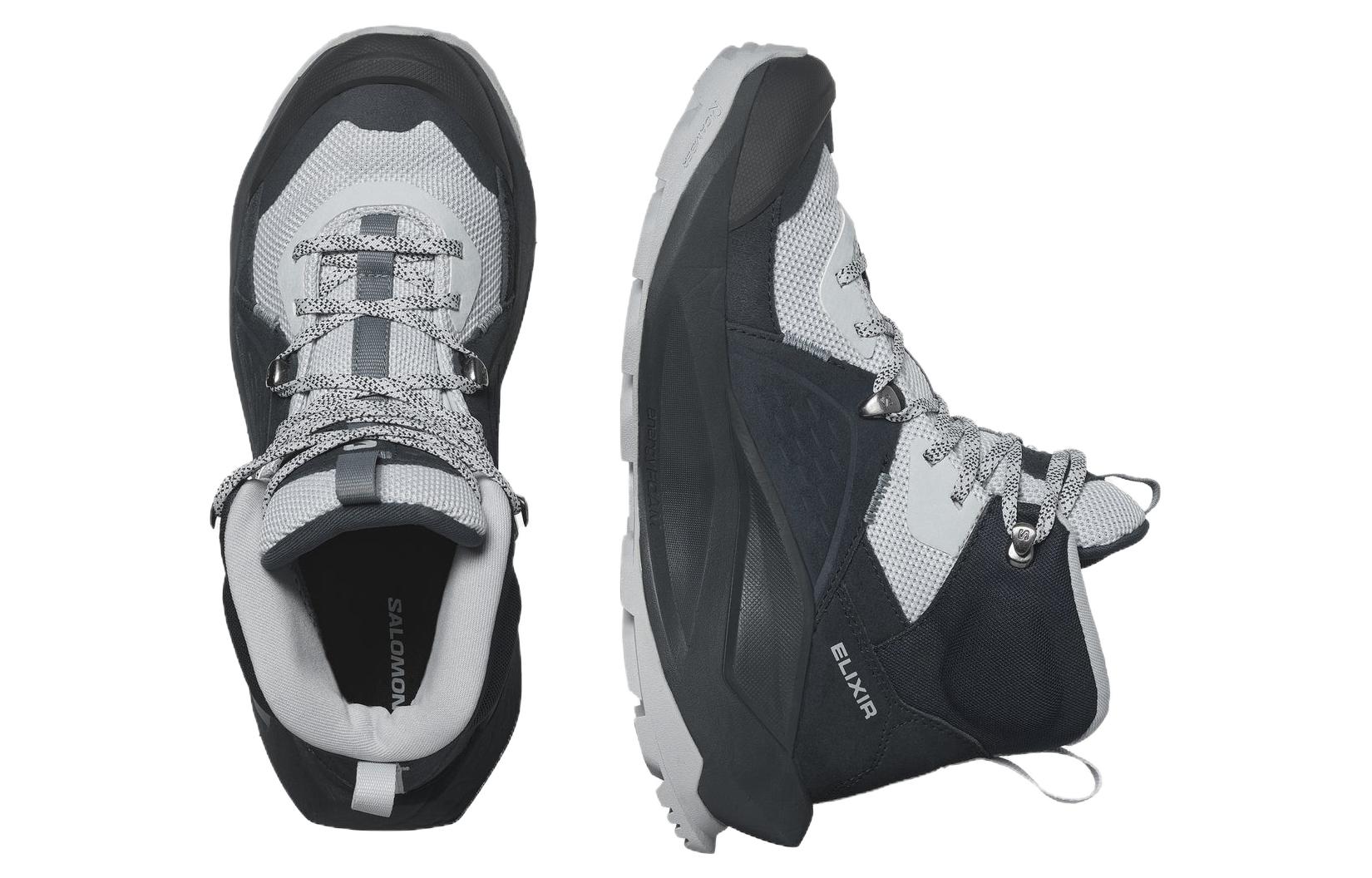 SALOMON Women’s Elixir Mid GORE-TEX ‘Carbon Flint Stone’