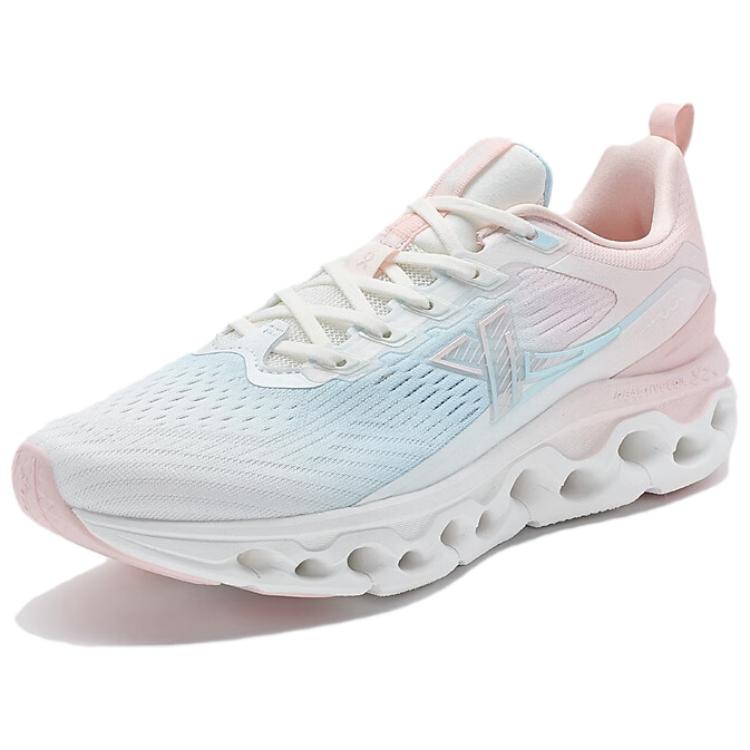 XTEP Abrasion Resistant Low top Running Shoes Women’s Pink Blue White