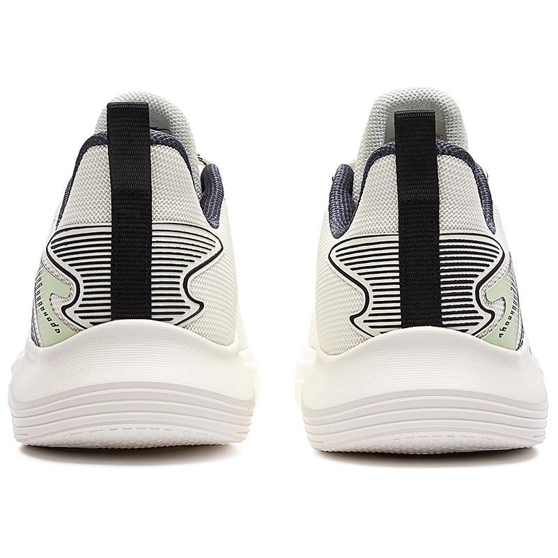 Erke Cushioning, Wear Resistant Low top Casual Running Shoes Men’s White