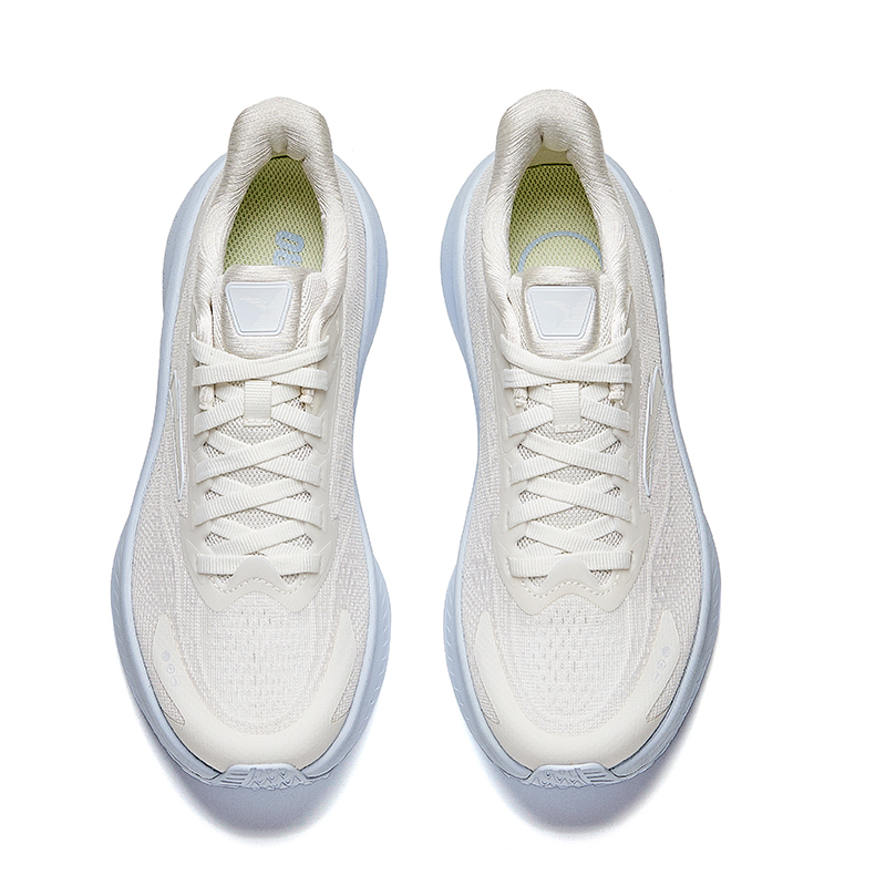 Anta Flying Feather Fabric Low top Casual Running Shoes Women’s White Blue