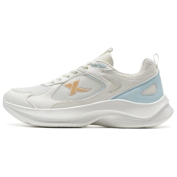 XTEP Breathable And Wear resistant Low top Casual Running Shoes Women’s White Blue